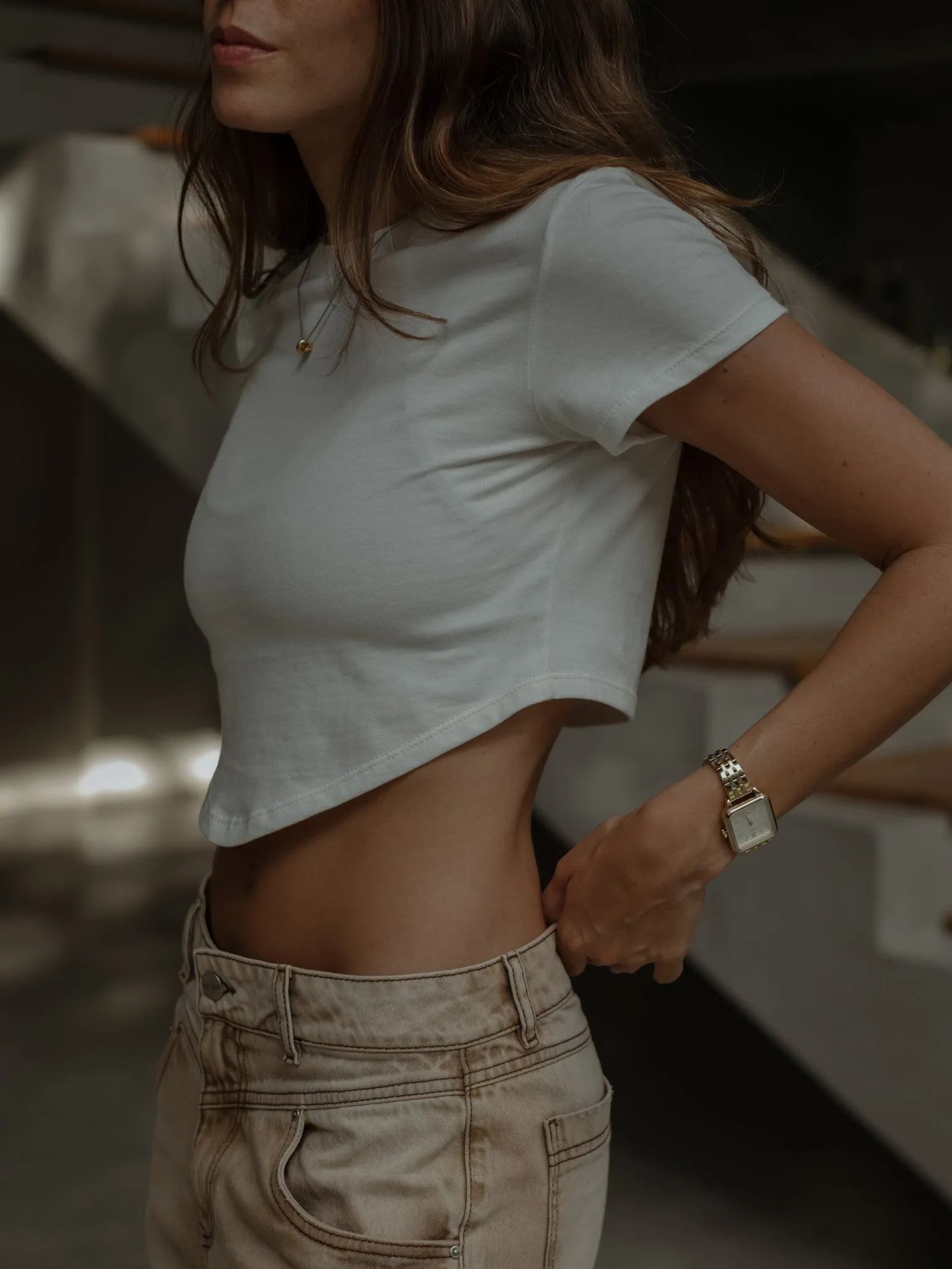 BANDOLERA TOP - SOFT WHITE