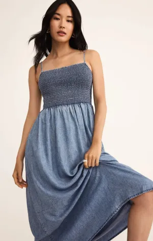 Bayside Chambray Midi Dress