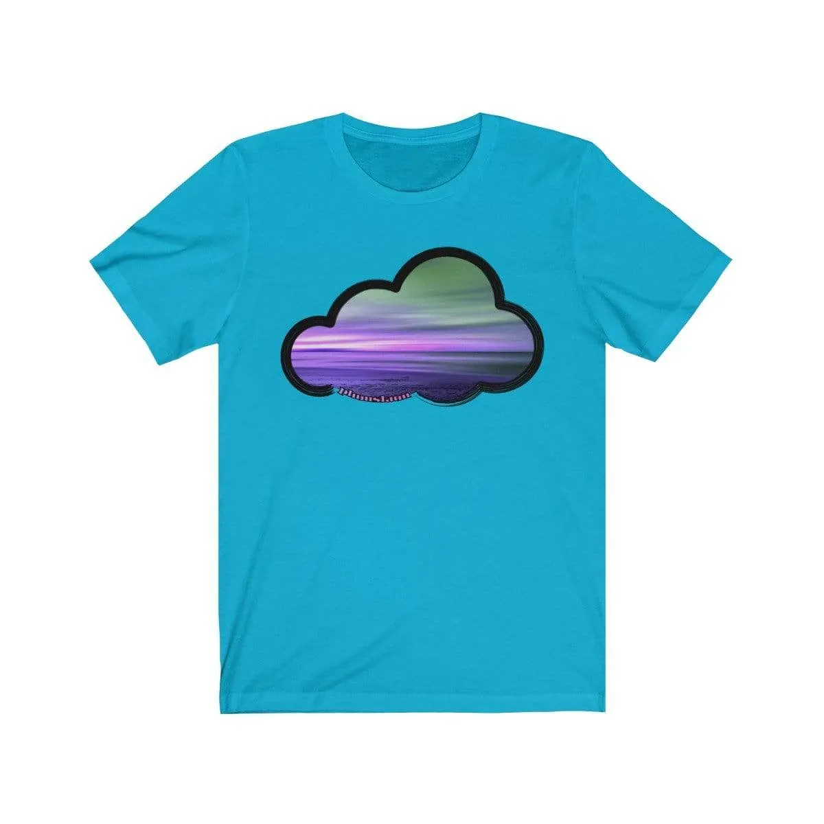 Beaches Art Clouds Tee