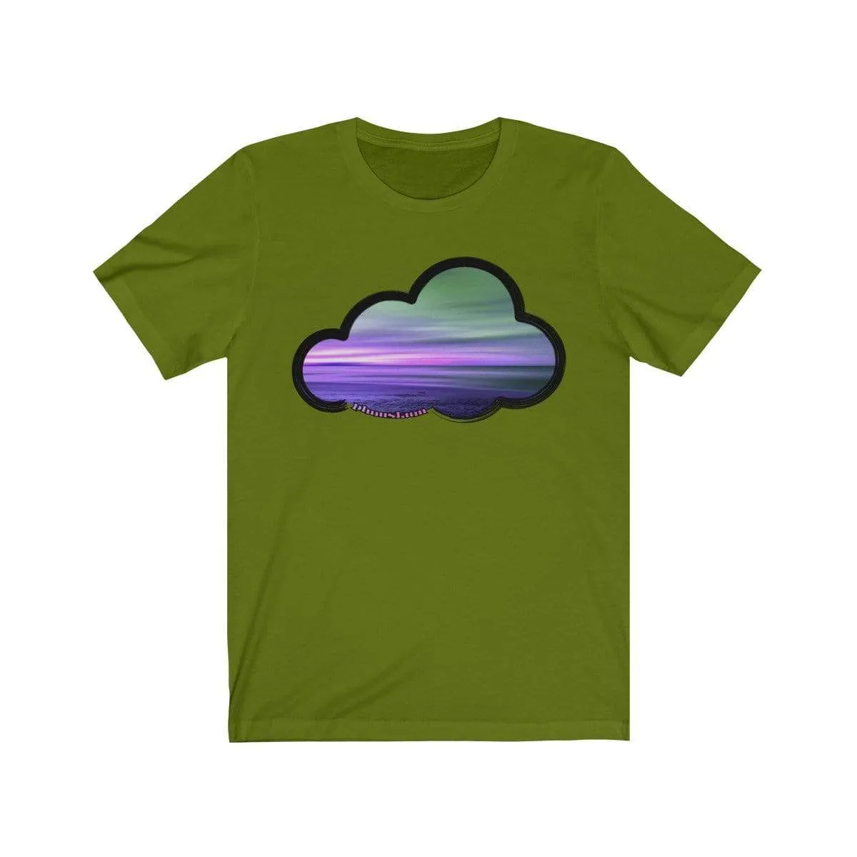 Beaches Art Clouds Tee