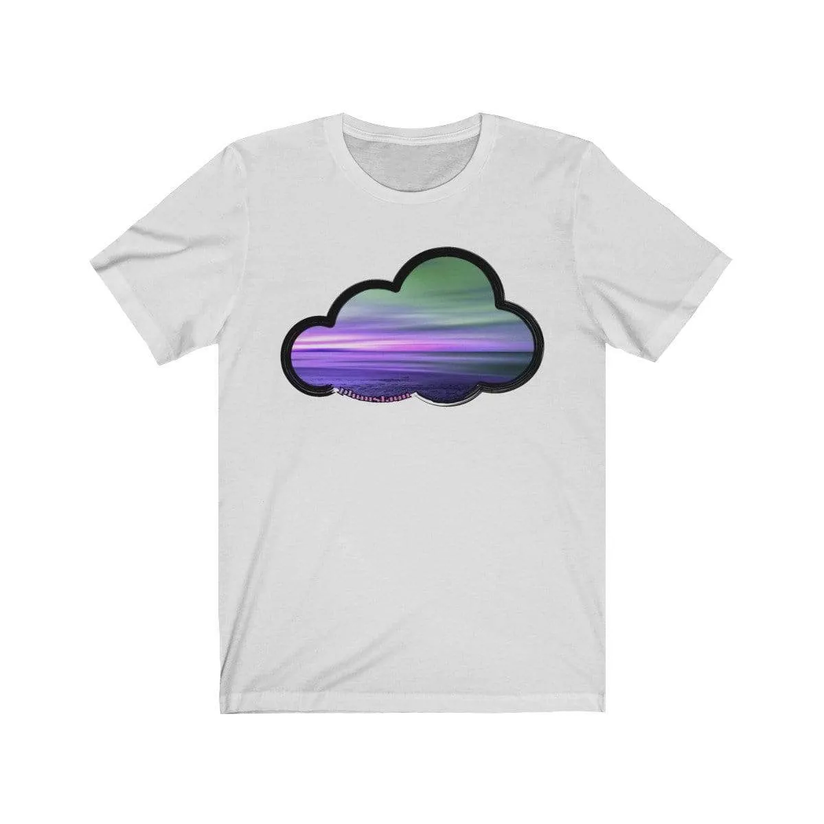 Beaches Art Clouds Tee