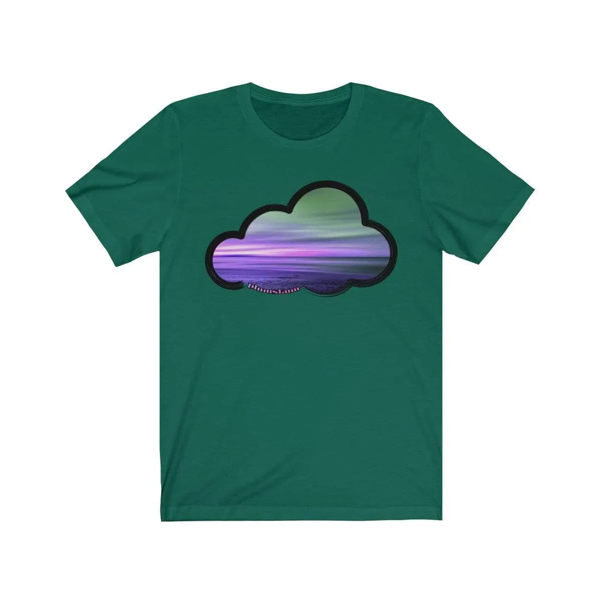 Beaches Art Clouds Tee