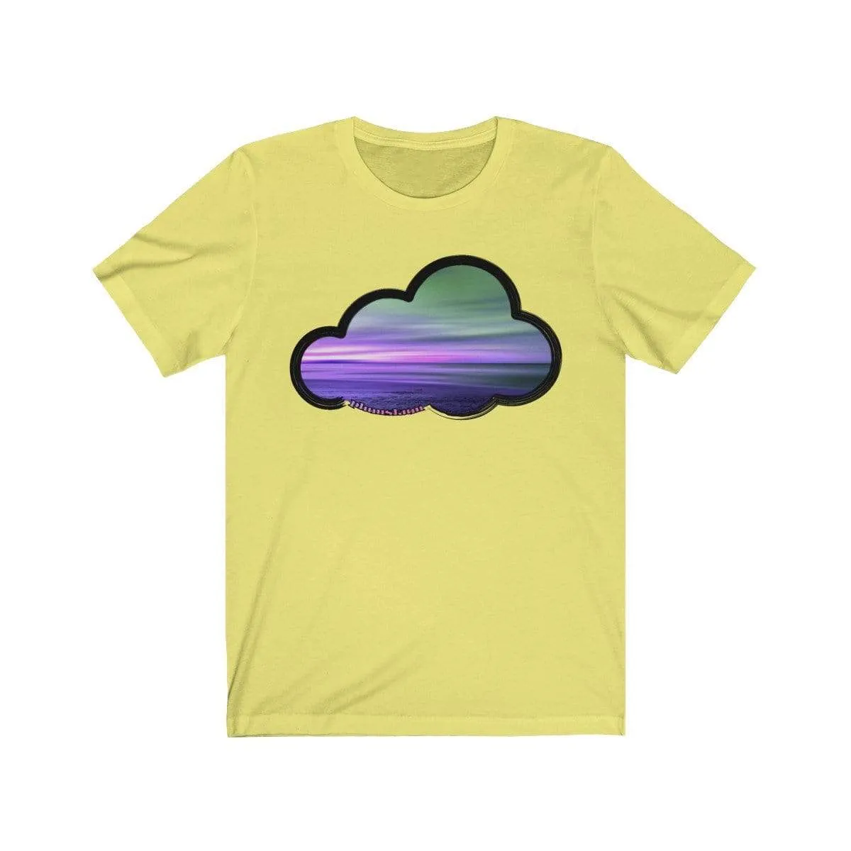 Beaches Art Clouds Tee