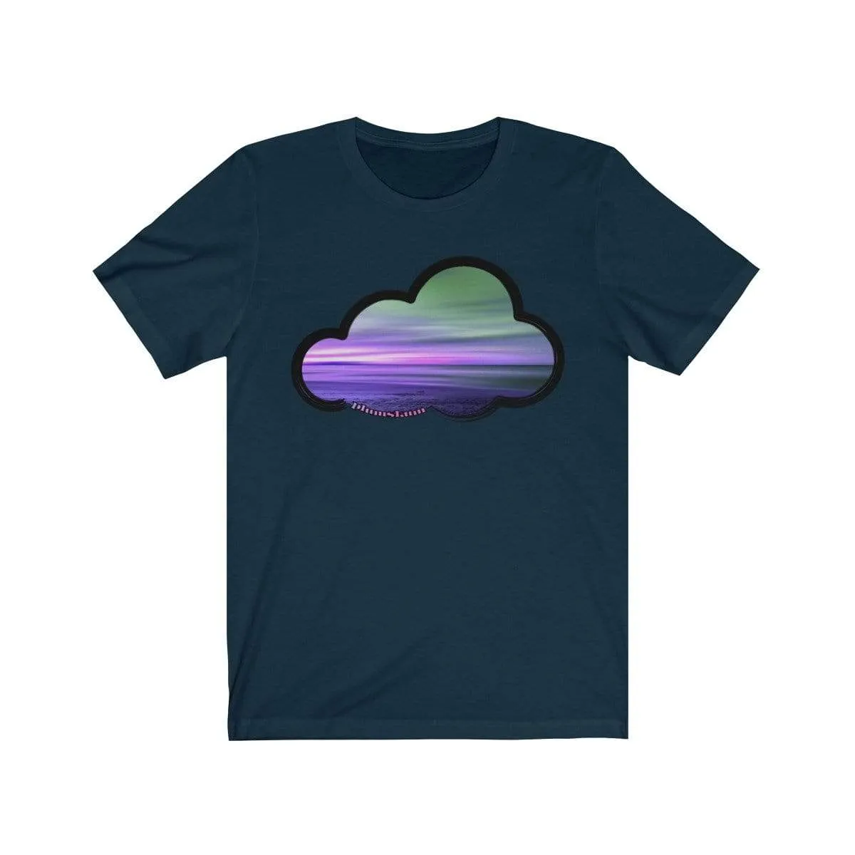Beaches Art Clouds Tee