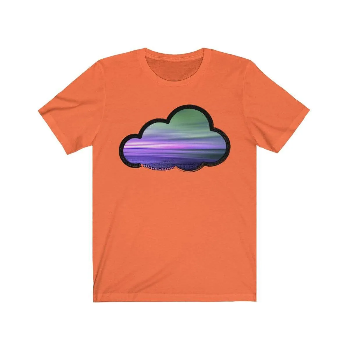 Beaches Art Clouds Tee