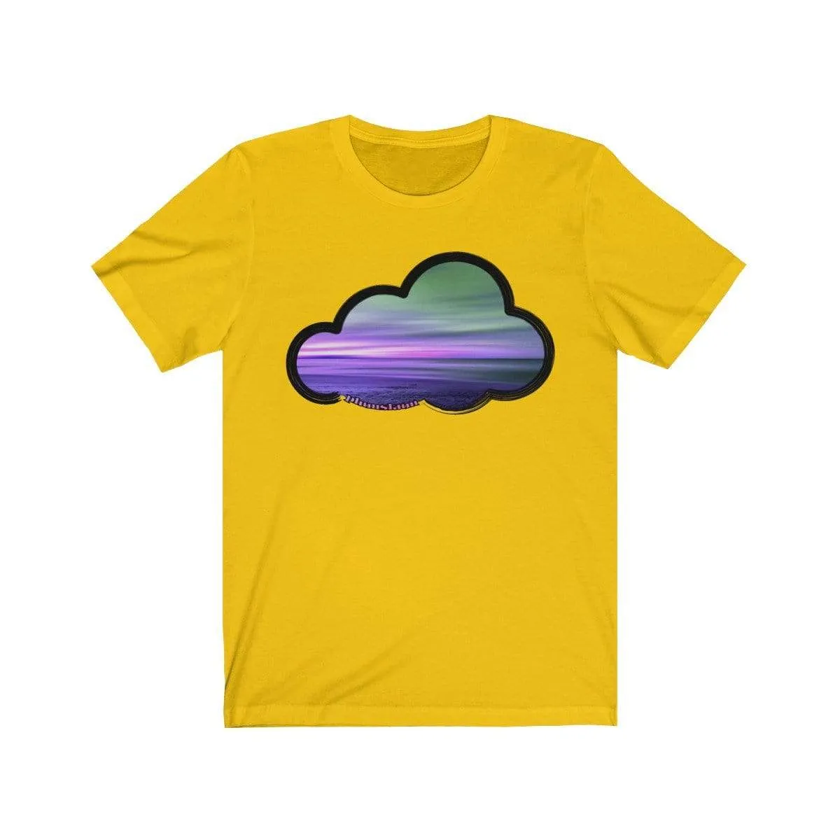 Beaches Art Clouds Tee