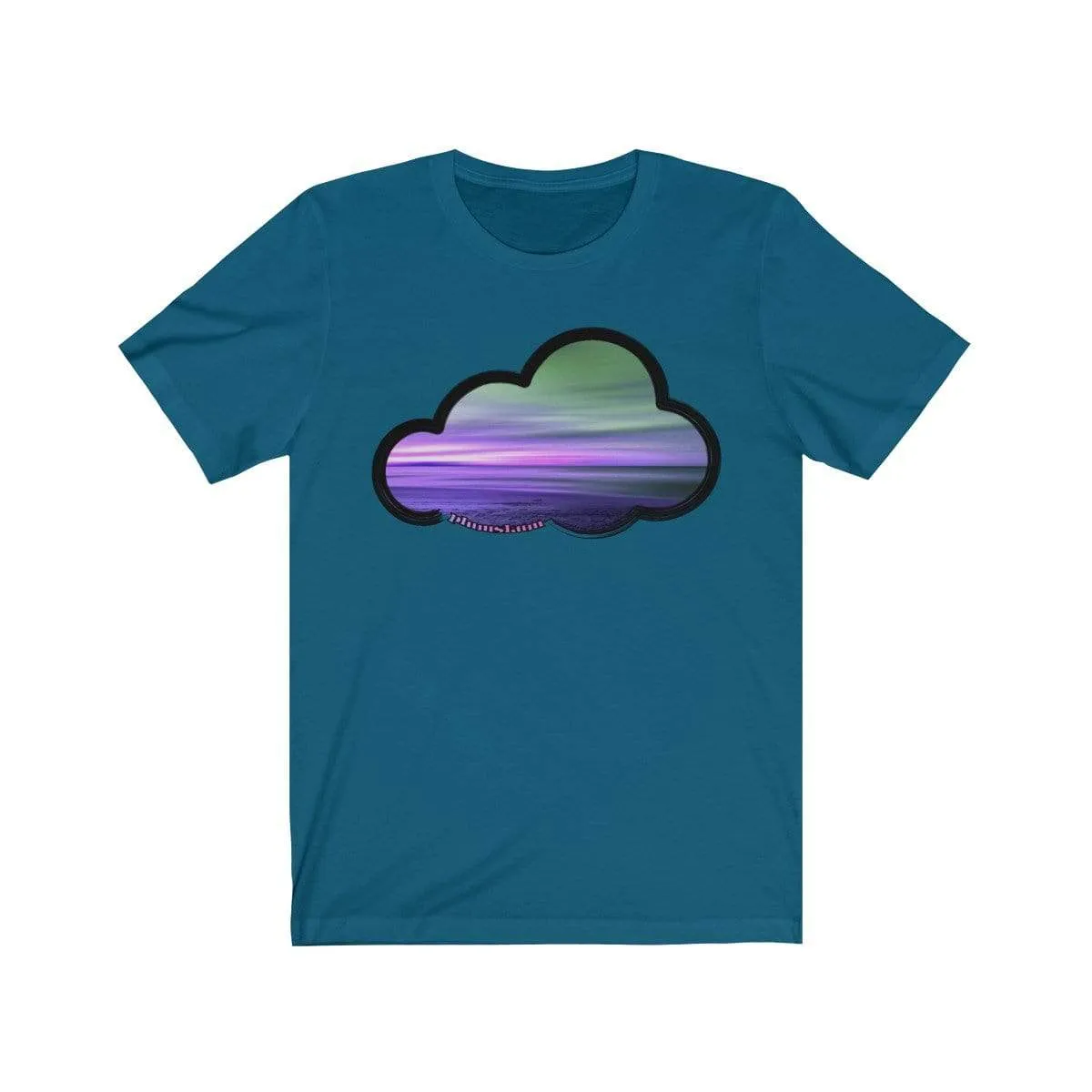Beaches Art Clouds Tee