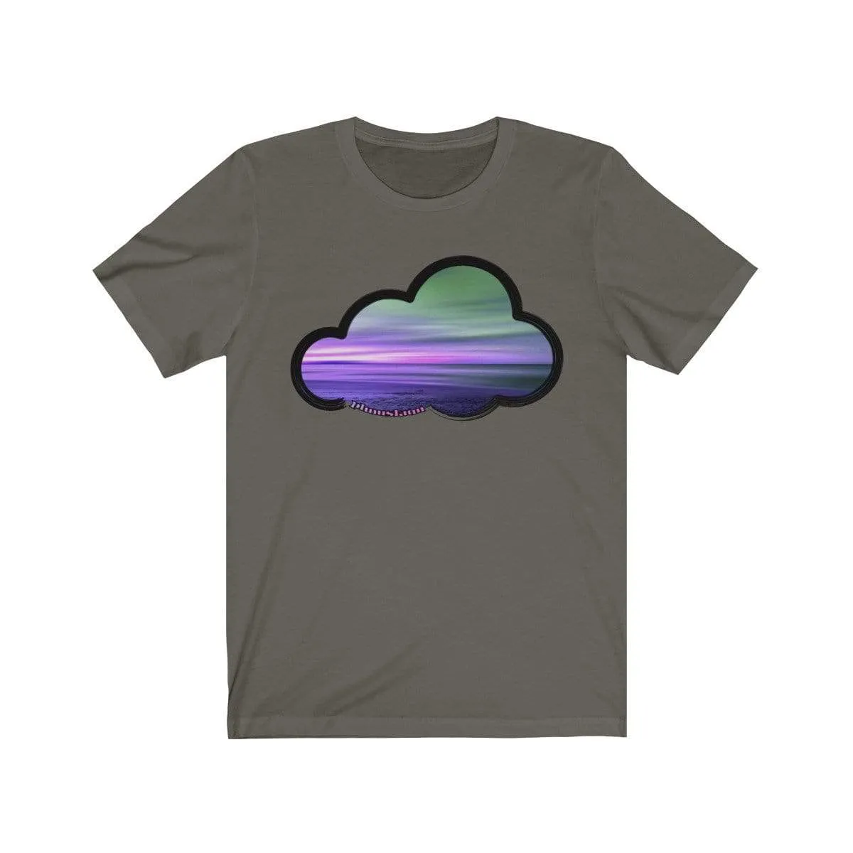 Beaches Art Clouds Tee