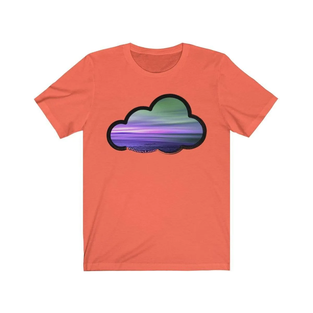Beaches Art Clouds Tee