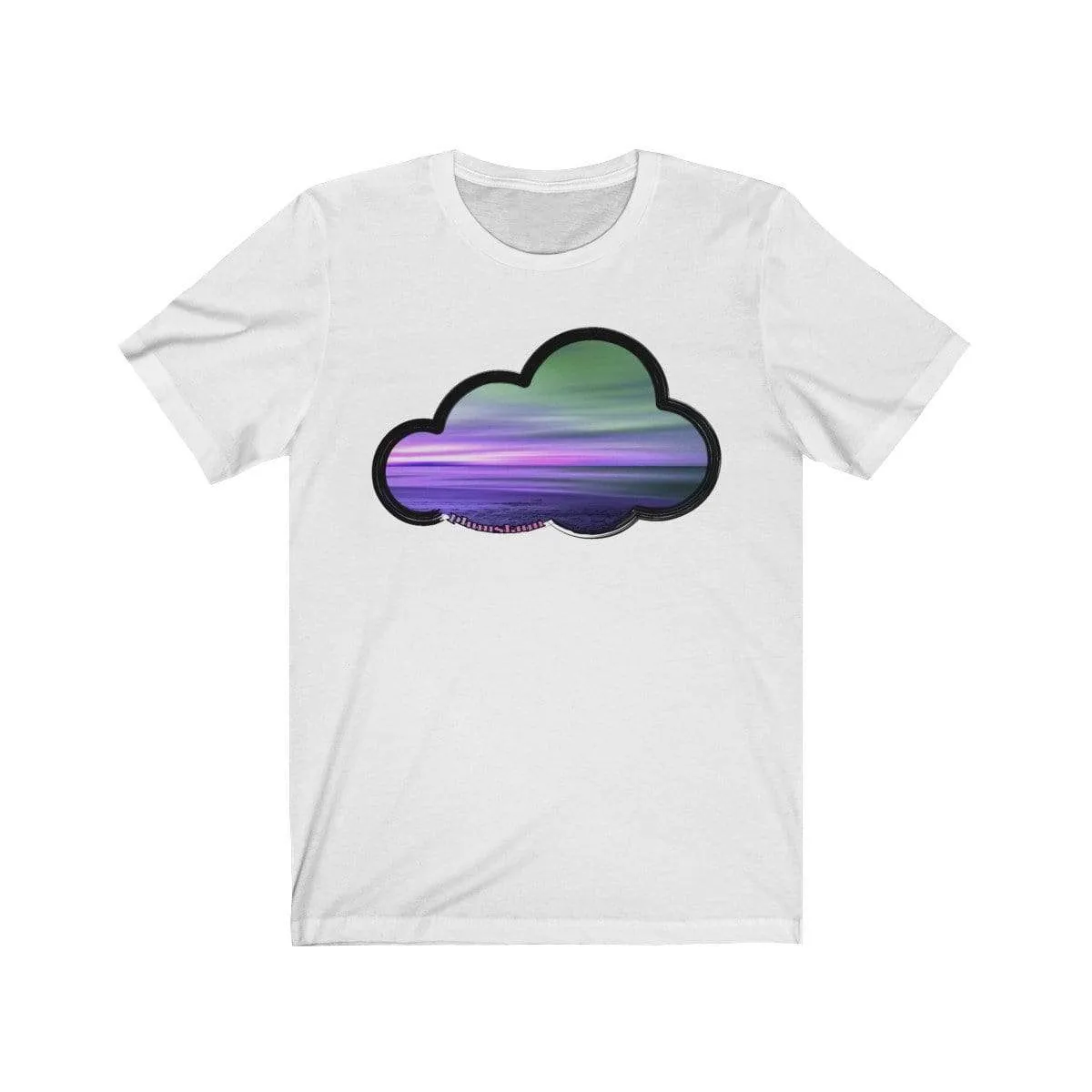 Beaches Art Clouds Tee