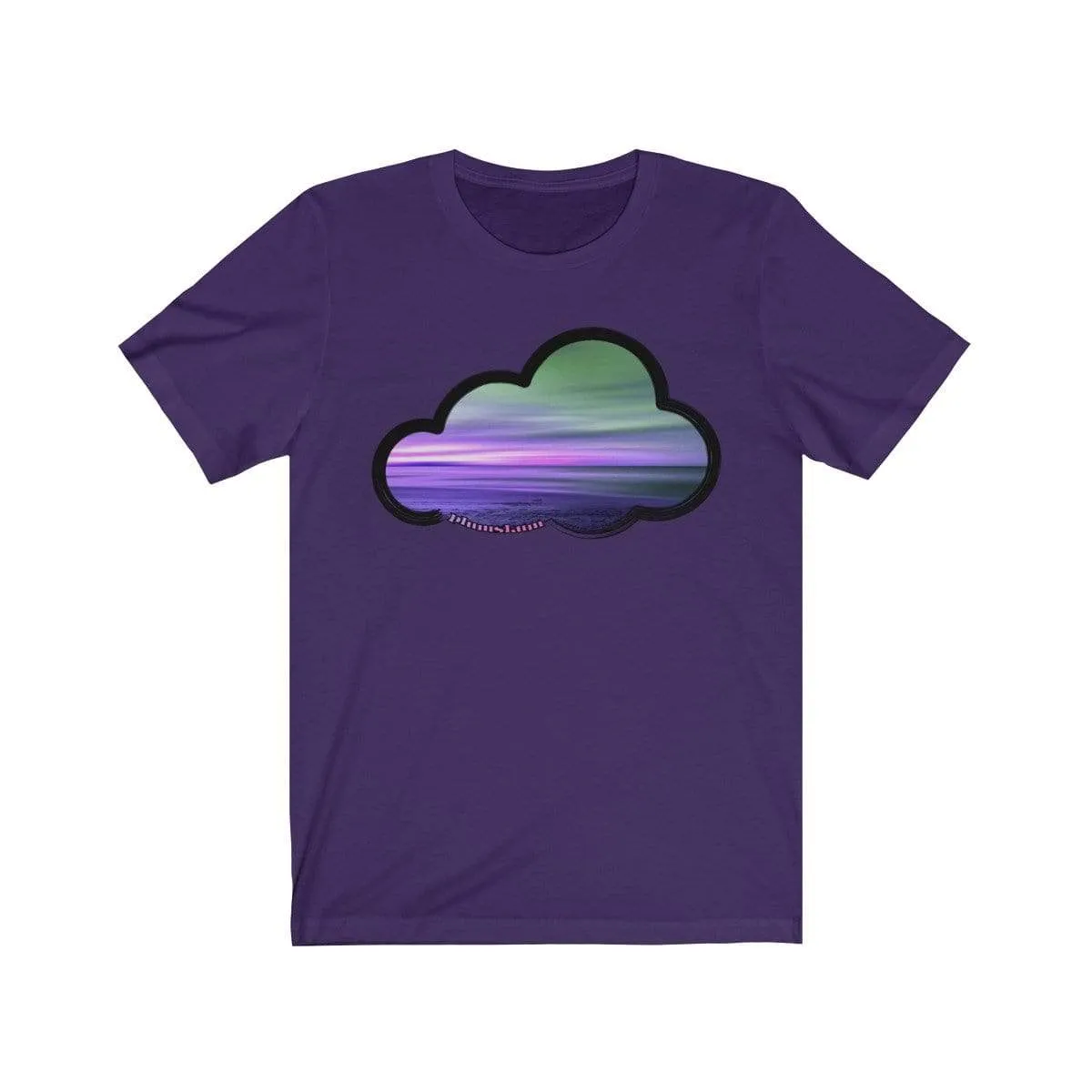 Beaches Art Clouds Tee