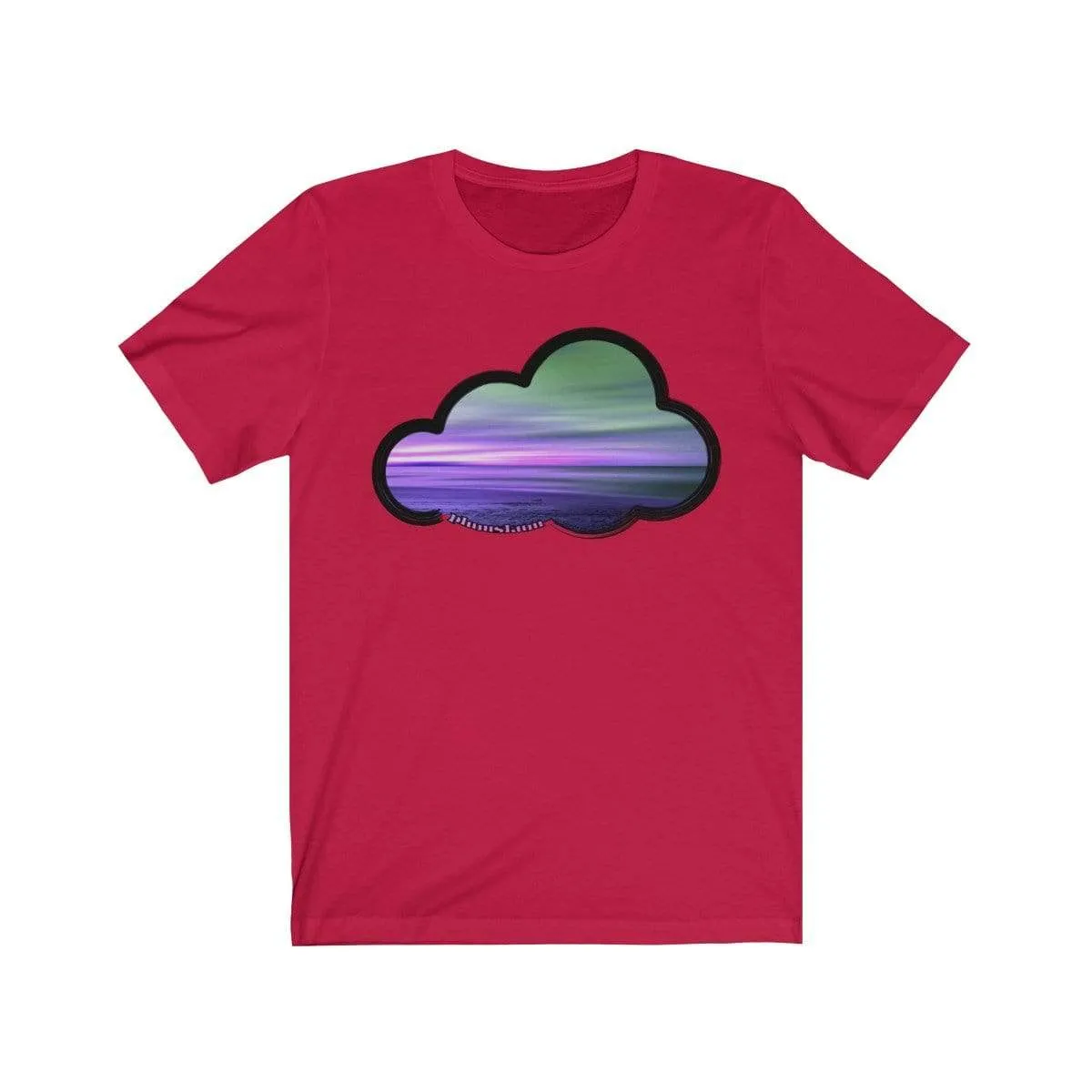Beaches Art Clouds Tee