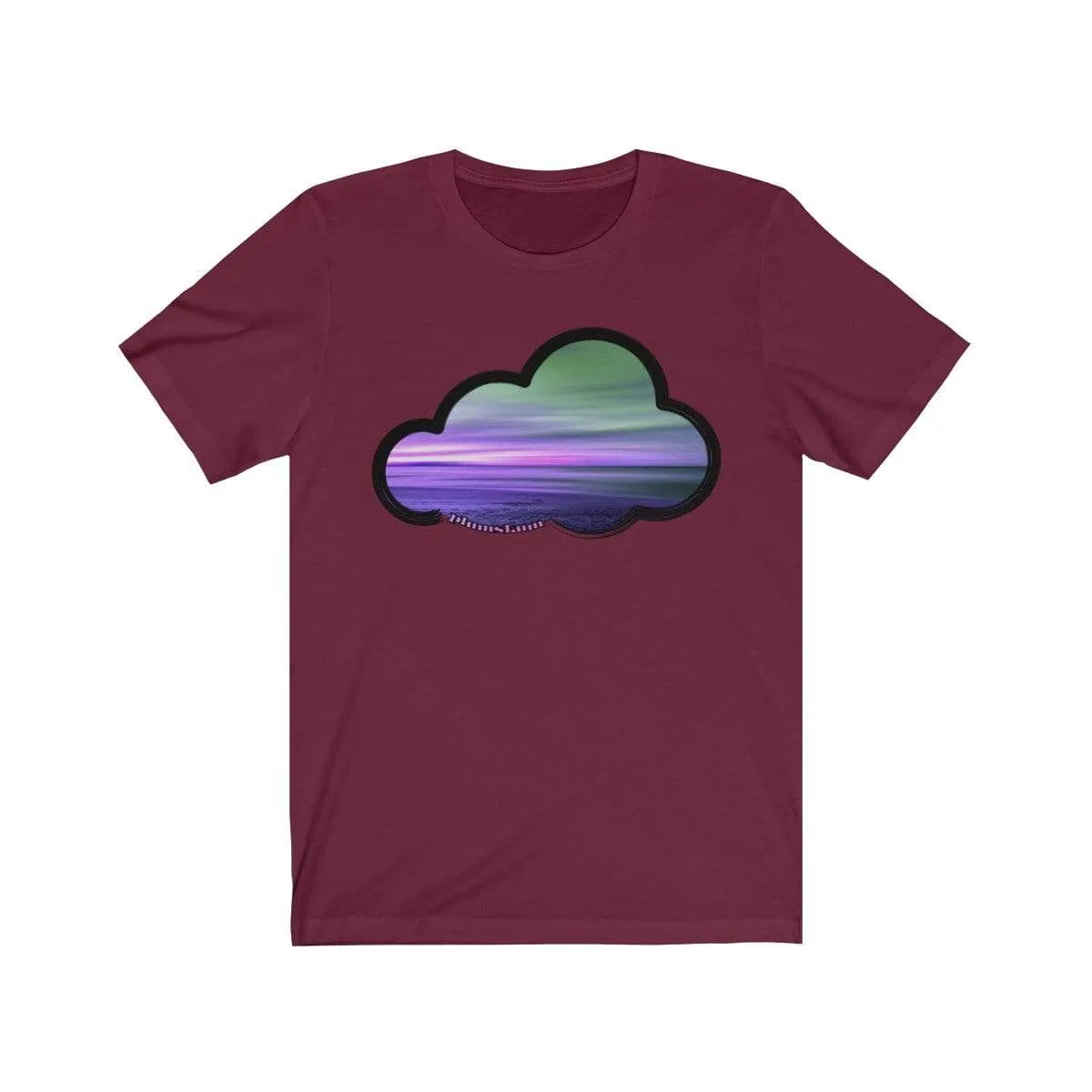 Beaches Art Clouds Tee
