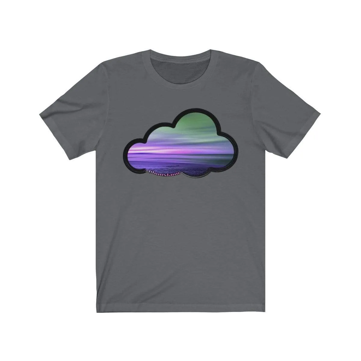 Beaches Art Clouds Tee