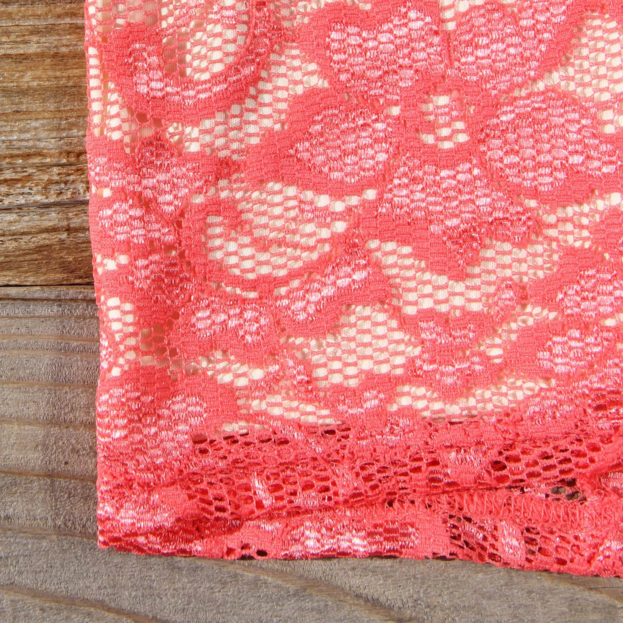 Beloved Lace Dress in Coral