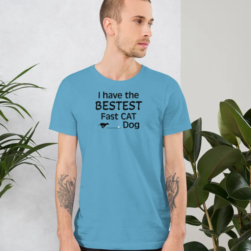 Bestest Fast CAT Dog T-Shirts - Light
