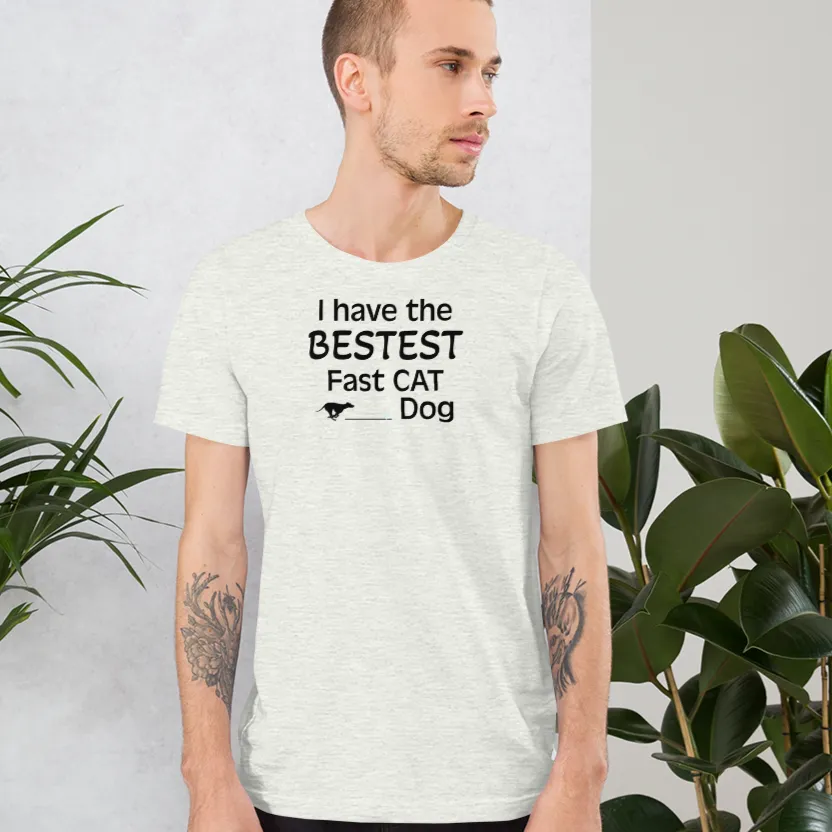 Bestest Fast CAT Dog T-Shirts - Light