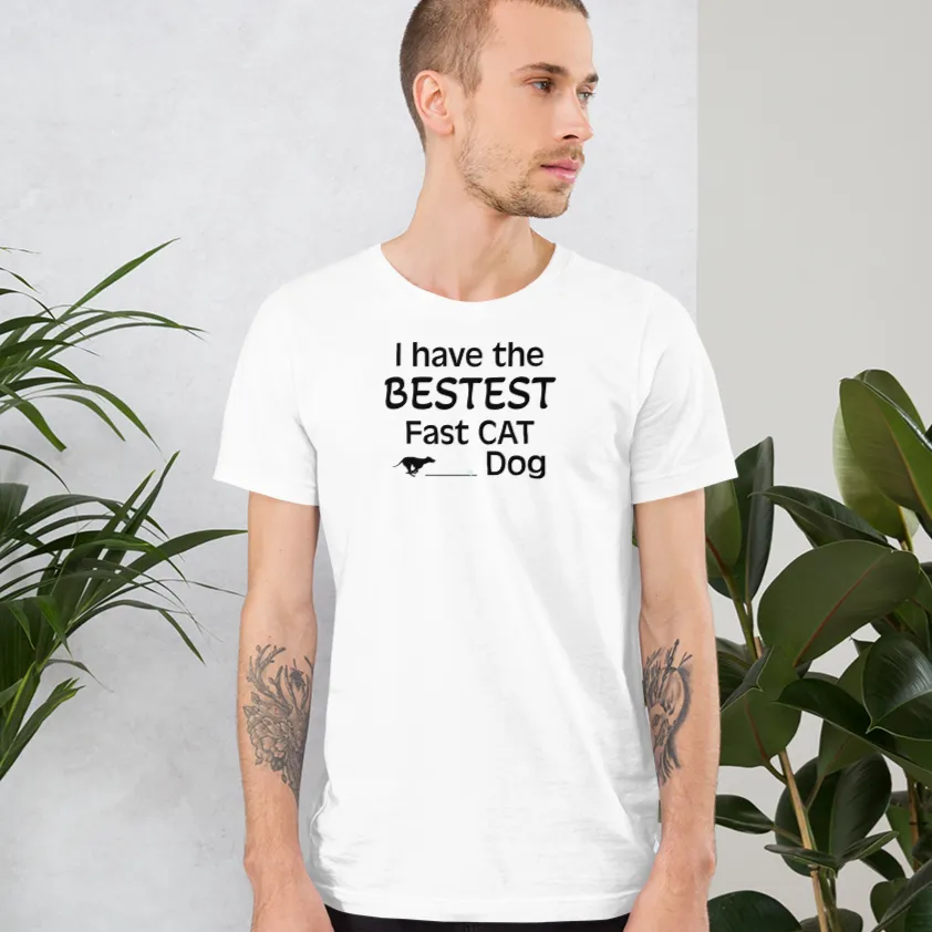 Bestest Fast CAT Dog T-Shirts - Light