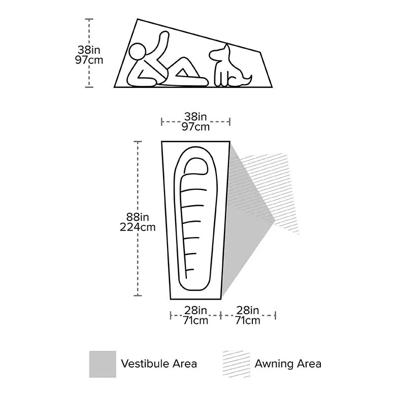 BIG AGNES Copper Spur HV UL1 Bikepack Tent