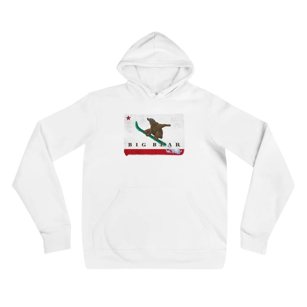 Big Bear snowboarding CA grizzly hoodie