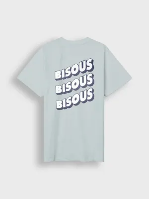 Bisous Skateboards Sonics T-Shirt | Light Grey