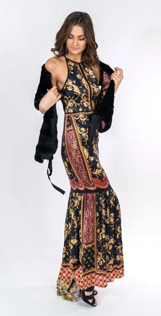 Black Cashmere Stola
