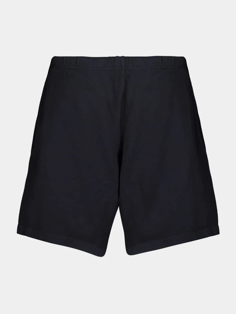 Black Heavy Jersey Soccer Shorts