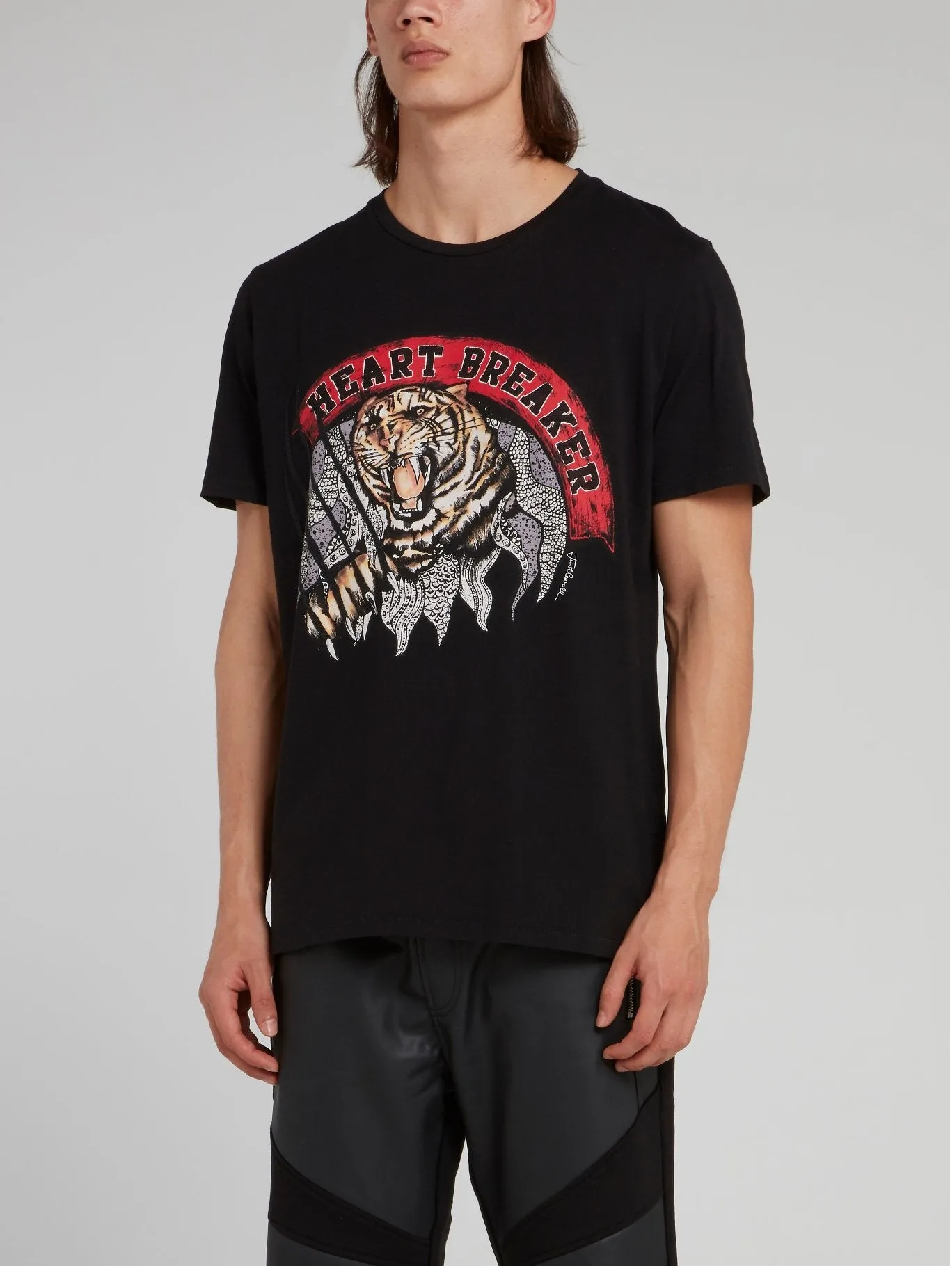 Black Tiger Graphic T-Shirt