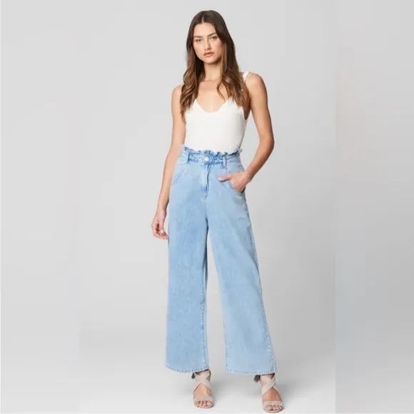 Blank NYC Stand Strong Paperbag Jeans Size M