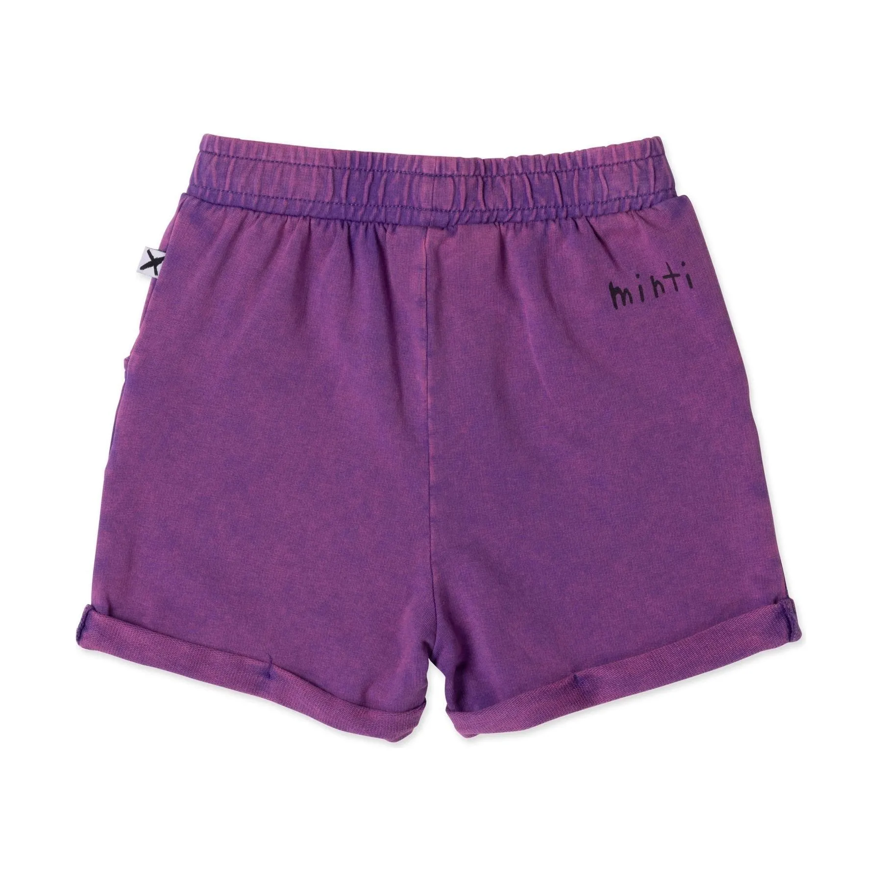 Blasted Track Short- Purple Wash