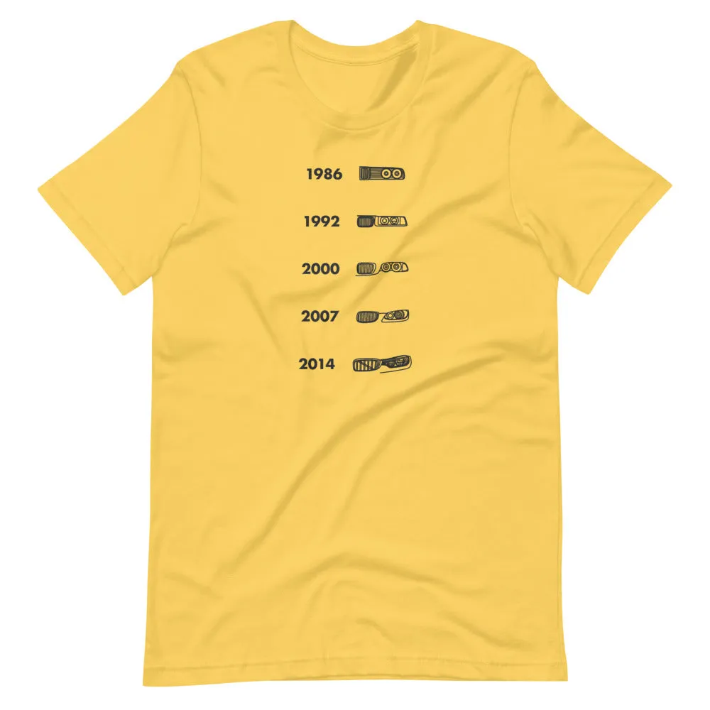BMW M3 Face Evolution Silhouette T-shirt