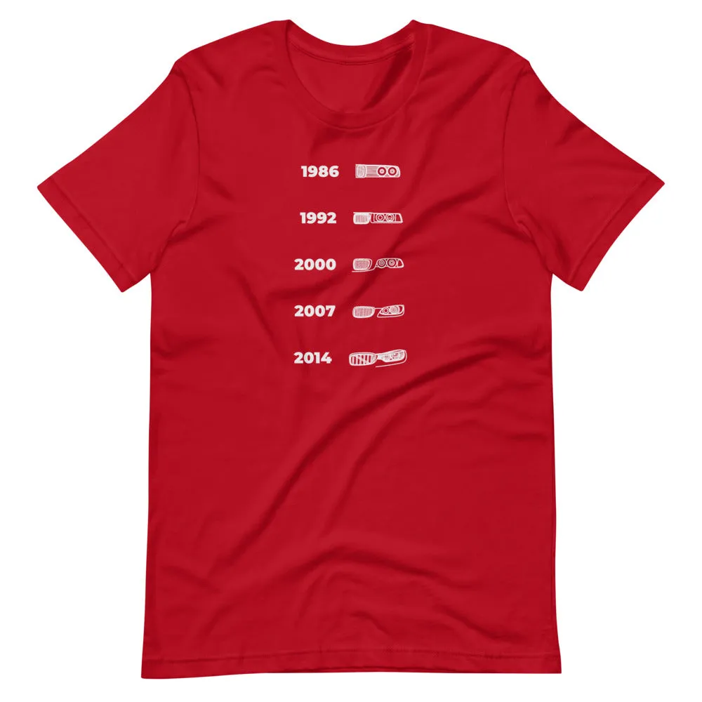 BMW M3 Face Evolution Silhouette T-shirt