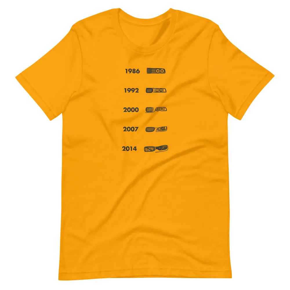 BMW M3 Face Evolution Silhouette T-shirt
