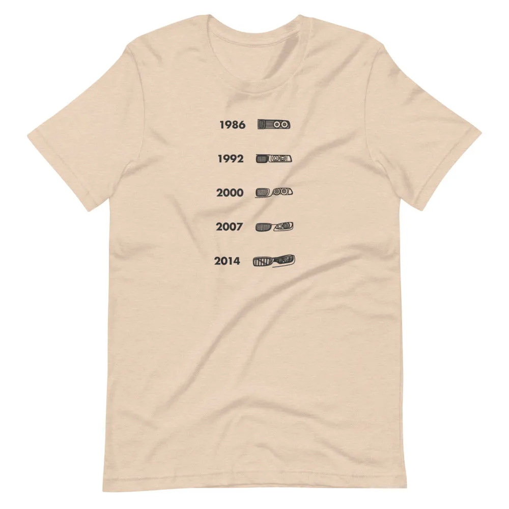 BMW M3 Face Evolution Silhouette T-shirt