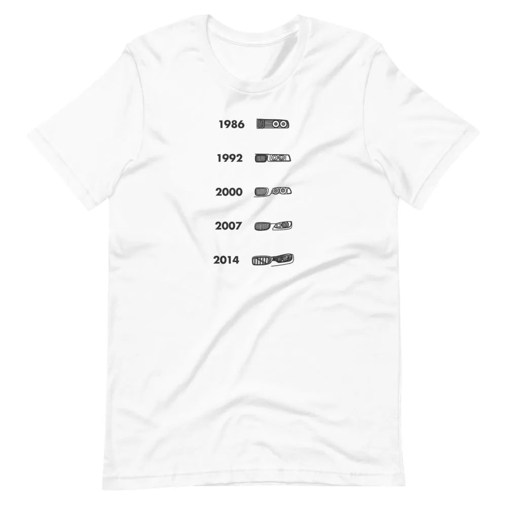 BMW M3 Face Evolution Silhouette T-shirt