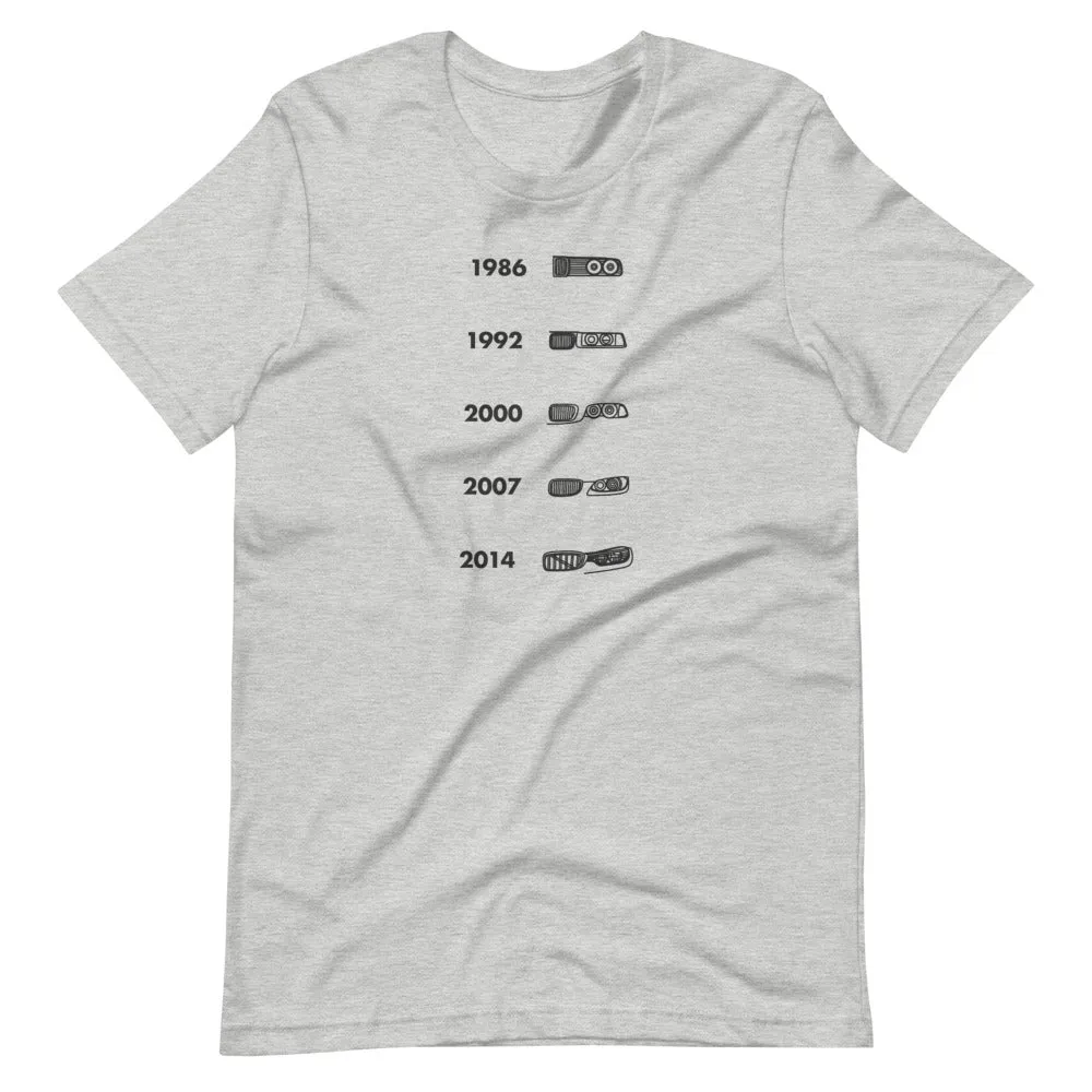 BMW M3 Face Evolution Silhouette T-shirt