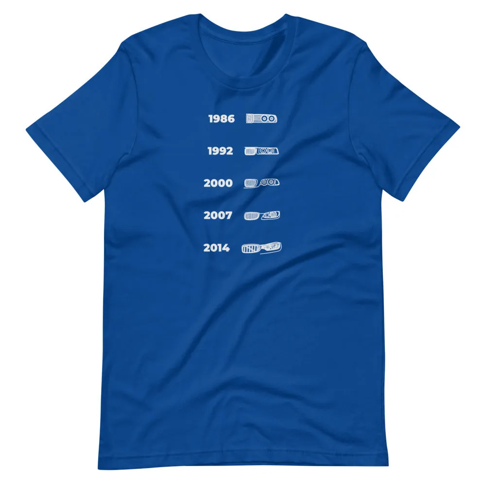 BMW M3 Face Evolution Silhouette T-shirt