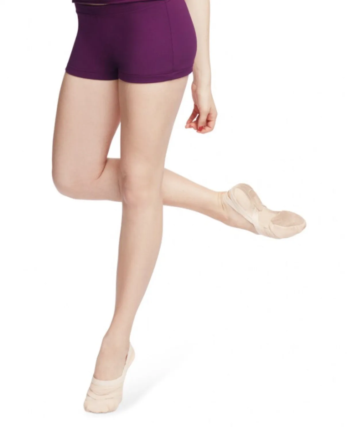 Boy Cut Low Rise Short TB113 - Aubergine, Adult Large