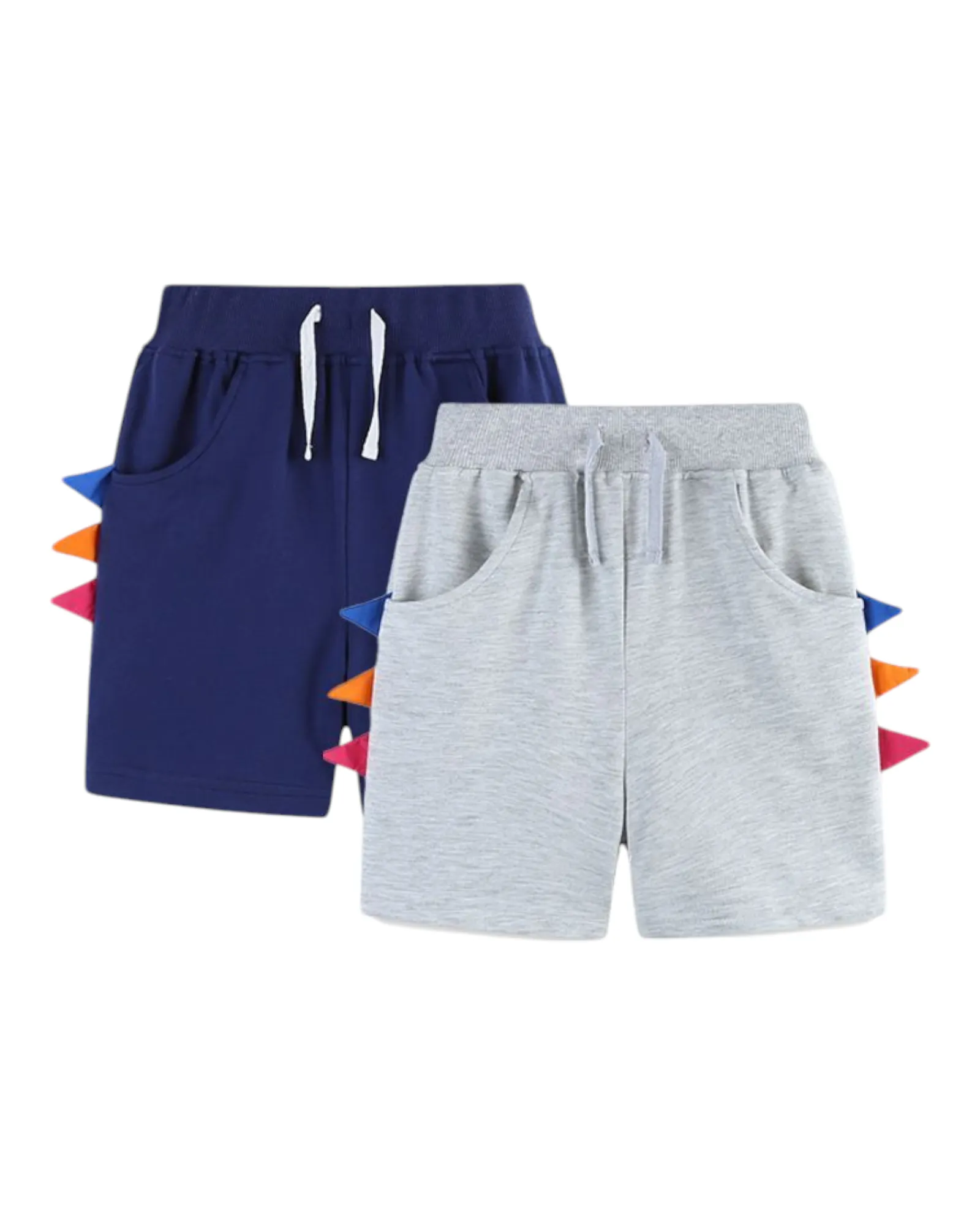Boys' Shorts with Dinosaur Spikes