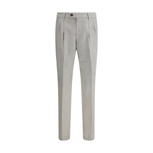 Brunello Cucinelli Check pattern linen Pants