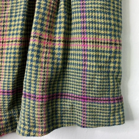 BY Anthropologie Femme Plaid High Waist Librarian Academia Shorts Womens Size 12
