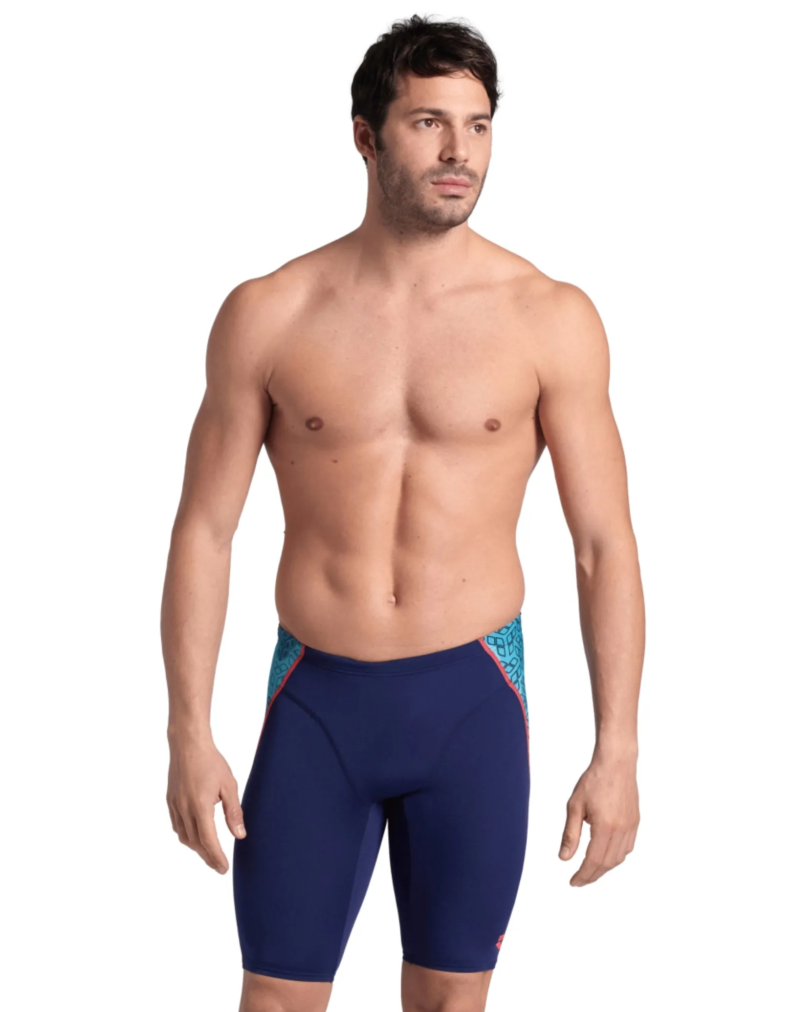 Camo Kikko Swim Jammer - Navy/Multi
