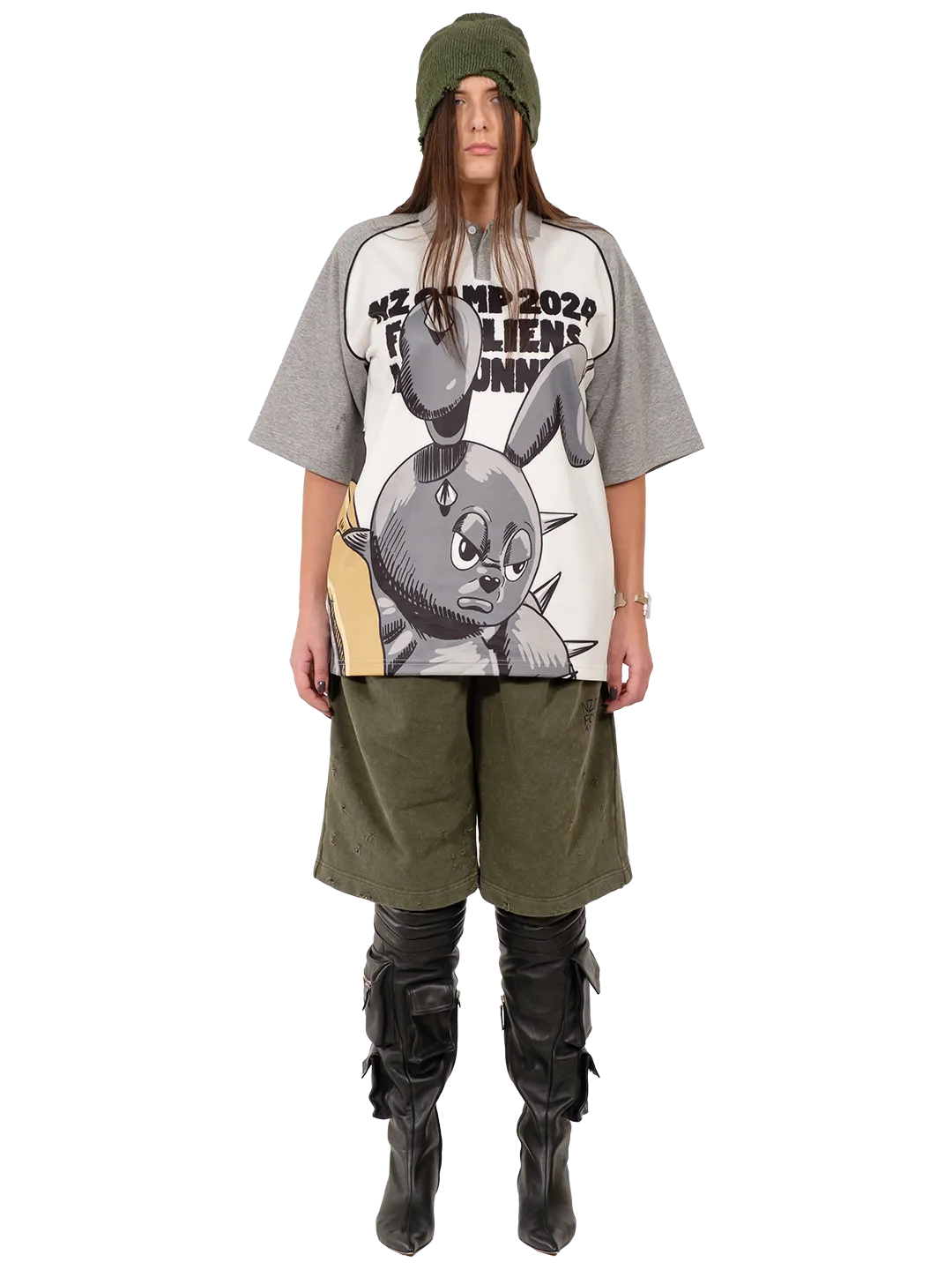 Camping Footballer T-shirt