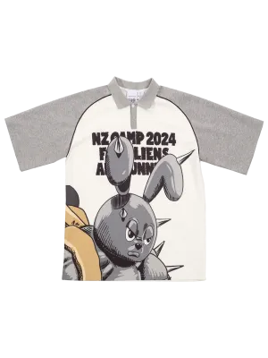Camping Footballer T-shirt
