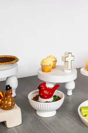 Cardinal Light-Up Sitter by Mud Pie