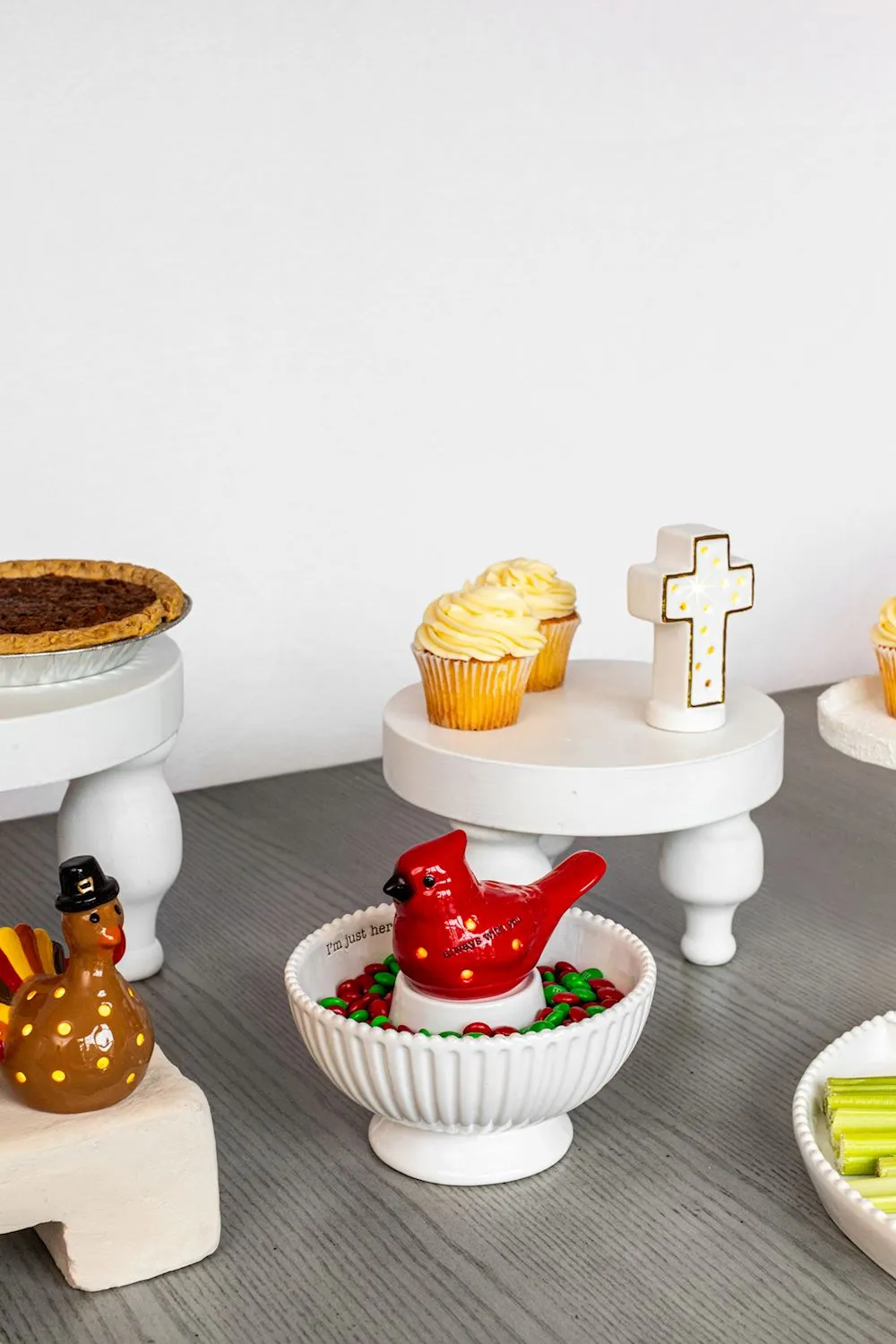 Cardinal Light-Up Sitter by Mud Pie