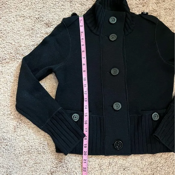 Carlisle Merino Wool Button Down Cardigan Sweater Size Small