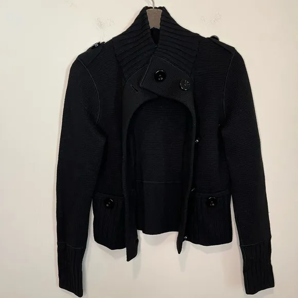 Carlisle Merino Wool Button Down Cardigan Sweater Size Small