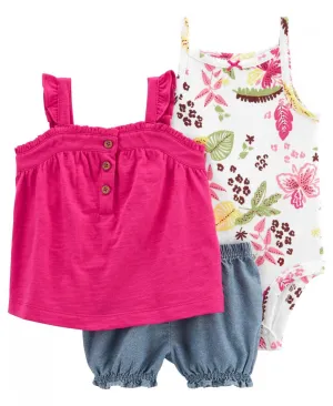 Carter's Baby Infant Girls Denim Jean Shorts 1P319310 Blue 3M