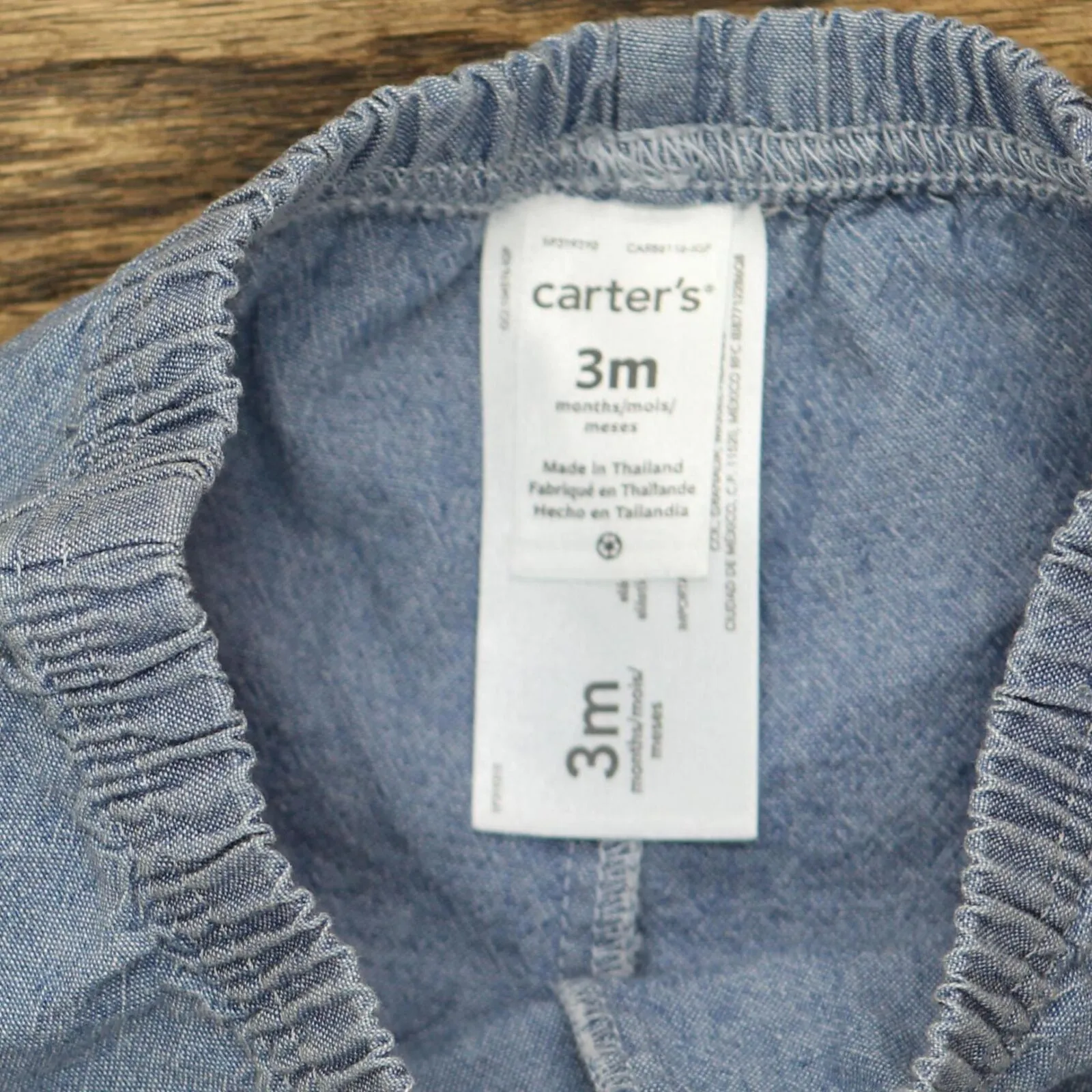 Carter's Baby Infant Girls Denim Jean Shorts 1P319310 Blue 3M